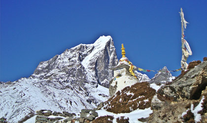 Cultural monument at Everest region