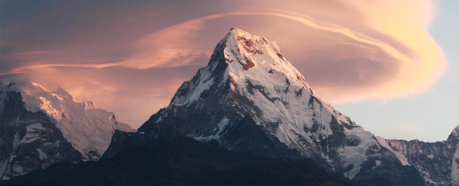 Annapurna himalayan range from Poon Hill 