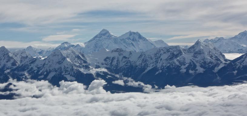 Everest View from Helicopter