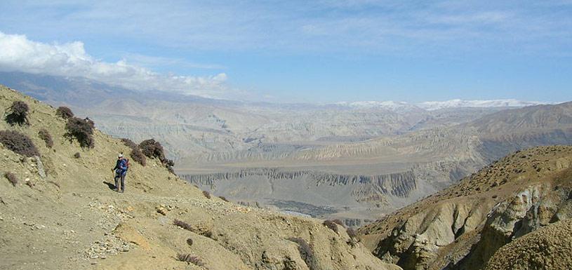Stunning landscape of Mustang Area