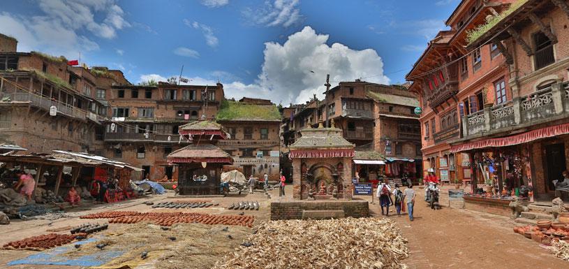 Preserved settlement in Bhaktapur