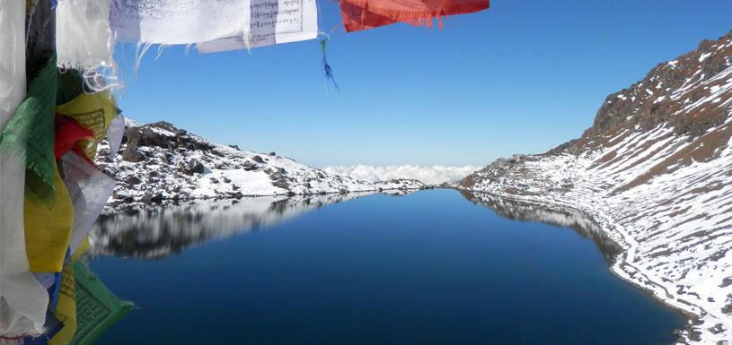 Sacred Gosaikunda lake 