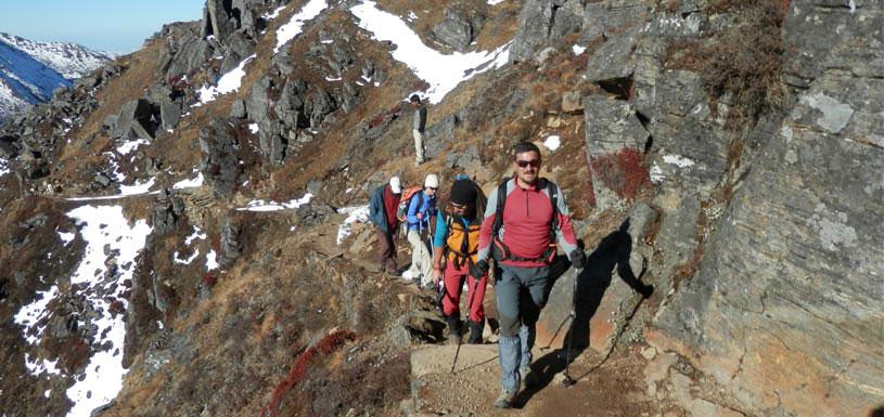 Trekking towards Gosainkunda Lake