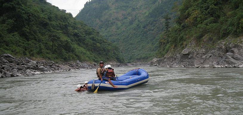 Rafting in Trishuli River