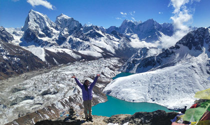 Guest at Gokyo lake