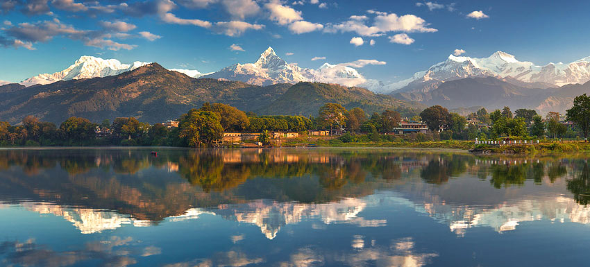 Mountain View from Pokhara